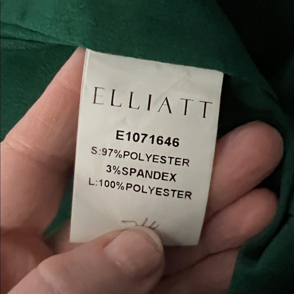 ELLIATT Centuri Mini Dress In Emerald Women’s Small - Picture 7 of 9